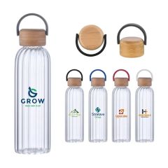 Jovito 21 Oz Glass Water Bottle