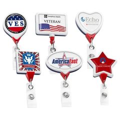 Jumbo Patriot Badge Reels