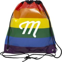 Jumbo Rainbow Drawstring Backpack