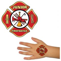 Junior Firefighter Temporary Tattoos - Pack Of 100
