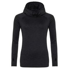 Just Hoods By Awdis Ladies' Cool Cowl-Neck Long-Sleeve T-...