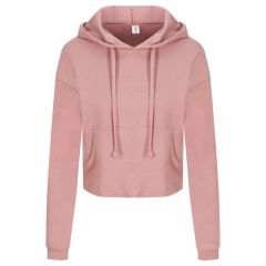 Just Hoods By Awdis Ladies' Girlie Cropped Hooded Fleece ...