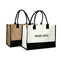 Jute Burlap Tote Bag