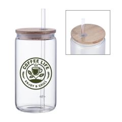 Juzo 18 Oz Glass Cup