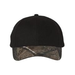 Kati Solid Crown With Camo Bill Cap