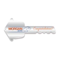 Key Prop 15 Inch H X 36 Inch W White Corrugated Plastic