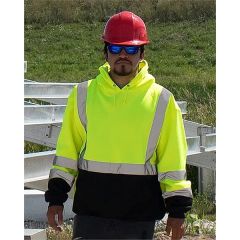 Kishigo Unisex Hi-Vis Hooded Sweatshirt