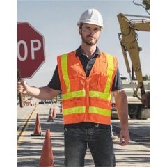 Kishigo Unisex Prismatic Hydrowick-Lite Multi Zipper Vest