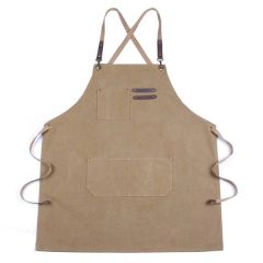 Kitchen Style Washed Canvas Apron