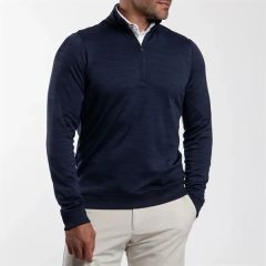 Kjus Men's Liam Techwool Ribbed Hem Half-Zip