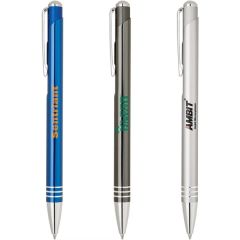 Klavier-Iii Aluminum Ballpoint Pen With Knurled Plunger