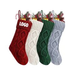 Knitted Santa Stocking