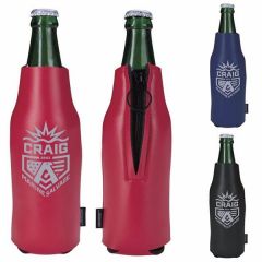 Koozie Deluxe Zip-Up Bottle Kooler