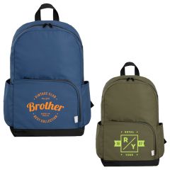 Kora RPET Dual Pocket Gold-Zip 15 Inch Laptop Backpack - 20L