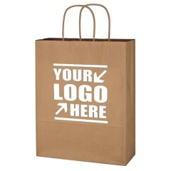 Kraft Paper Brown Shopping Bag-11 Inch X 4 Inch X 13 Inch