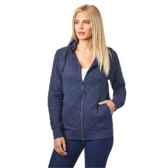 Ladies Kingsley Quilted Fleece Hoodie
