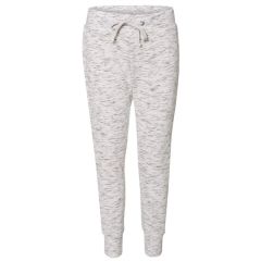 Ladies' Melange Fleece Jogger Pant