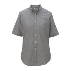 Ladies' Short Sleeve Oxford Shirt