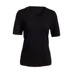 Ladies' Short Sleeve Scoop Neck Sweater
