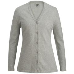 Ladies' V-Neck Long Cardigan