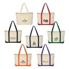 Large 24 Oz Starboard Recycled Cotton Canvas Tote Bag