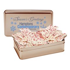 Large Belgian Chocolate Bark Rectangle Gift Tin