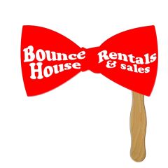 Large Bow Tie Hand Fan
