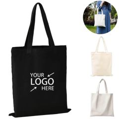 Large Capacity Canvas Tote Bag For Work Travel Shopping