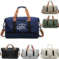 Large-Capacity Sports Crossbody Wet and Dry Travel Bag
