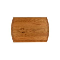 Large Cherry Arched Cutting Board With Juice Groove