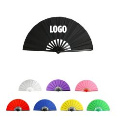 Large Folding Fabric Handheld Fans