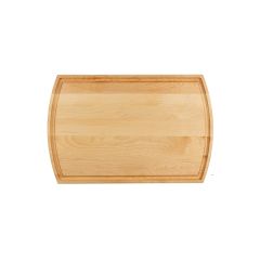 Large Maple Arched Cutting Board With Juice Groove