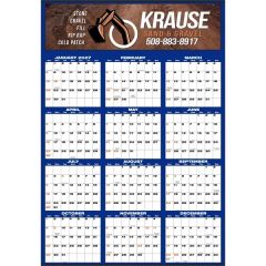 Large Memo Year-In-View Full-Color Calendar