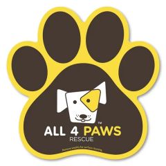 Large Paw Car Magnet - 5.75 X 5.75