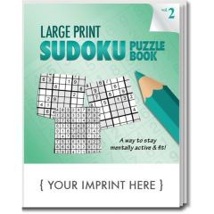 Large Print Sudoku Puzzle Book - Volume 2