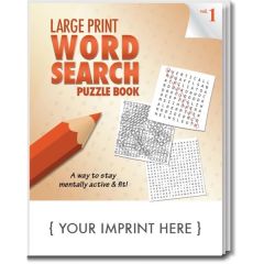 Large Print Word Search Puzzle Book - Volume 1