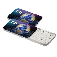 Large Slide Tin With Peppermint Mini Mints - Sugar Free