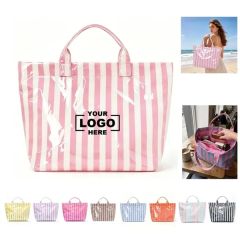 Large Stripe PVC Jelly Bag