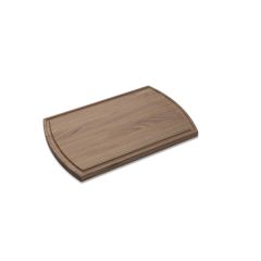 Large Walnut Arched Cutting Board With Juice Groove