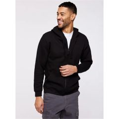 Lat Unisex Full-Zip Fleece Hoodie Sweatshirt