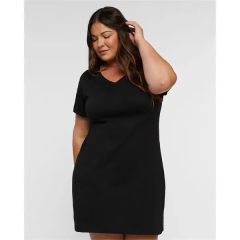 Lat Women's Fine Jersey V-Neck Coverup