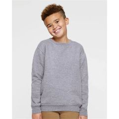 Lat Youth Elevated Fleece Crewneck Sweatshirt