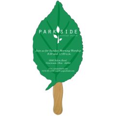 Leaf Hand Fan Full Color