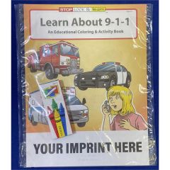 Learn About 9-1-1 Coloring And Activity Book Fun Pack