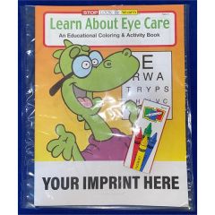 Learn About Eye Care Coloring And Activity Book Fun Pack