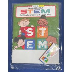 Learning About Stem Coloring And Activity Book Fun-Pack