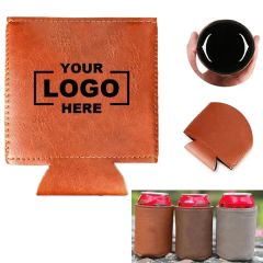 Leather Can Cooler For Men 12 Oz Fathers Day Gifts