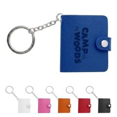Leather Mini Photo Album Keychain