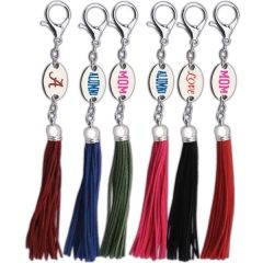 Leather Tassel Key Holder