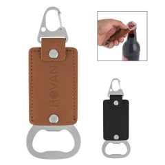 Leatherette Bottle Opener Key Clasp